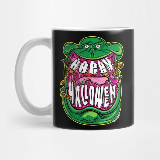 Happy Halloween smile from Slimer by eShirtLabs